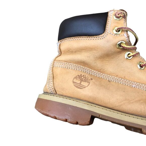 VINTAGE Premium 6 Inch Genuine Leather Timberlands Size 5 - Picture 12 of 16